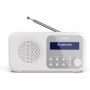 Sharp DR-P420(WH) Tokyo Portable Digital Radio, FM/DAB/DAB+, Bluetooth 5.0, USB or Battery Powered, Snowy White Sharp | White | - 3